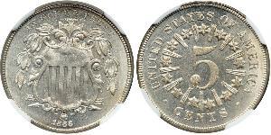 1 Nickel / 5 Cent 美利堅合眾國 (1776 - ) 銅/镍 