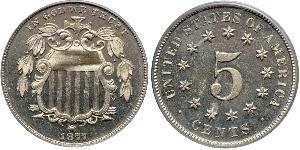 1 Nickel / 5 Цент США (1776 - ) Никель/Медь 