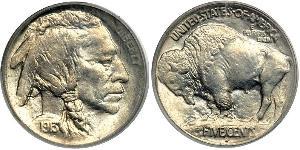 1 Nickel / 5 Цент США (1776 - ) Нікель/Мідь 