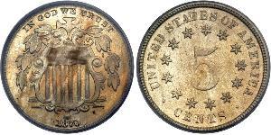 1 Nickel / 5 Цент США (1776 - ) Нікель/Мідь 