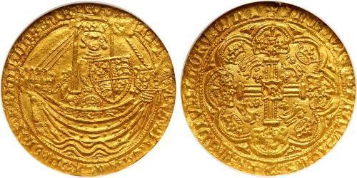 1 Noble Königreich England (927-1649,1660-1707) Gold Richard II (1367-1400)