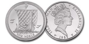 1 Noble Isle of Man Platinum Elizabeth II (1926-2022)