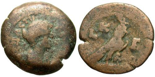 1 Obol Römische Kaiserzeit (27BC-395) Bronze Faustina II (130-175)
