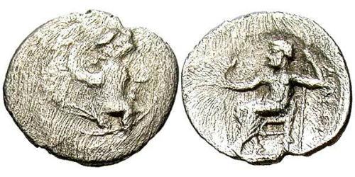 1 Obol Reino de Macedonia (800BC-146BC) Plata Alejandro III de Macedonia (356BC-323BC)