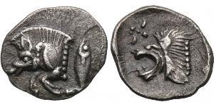 1 Obolo Grecia antica (1100BC-330) Argento 