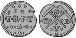 1 Obolo Principato di Transilvania (1571-1711) Argento 
