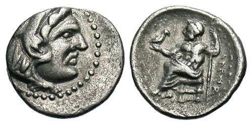1 Obolo Regno di Macedonia (800BC-146BC) Argento Alessandro III Magno (356BC-323BC)