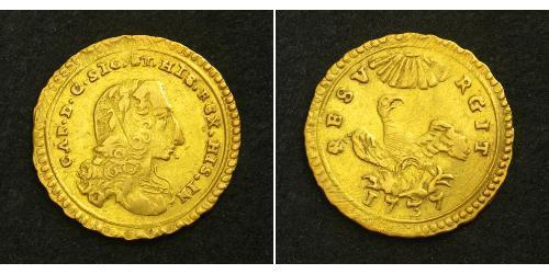1 Oncia Italie / Italian city-states Or Charles III d