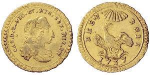 1 Oncia Italia / Italian city-states Oro Carlo III di Spagna (1716 -1788)