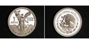 1 Onza Messico (1867 - ) Argento 