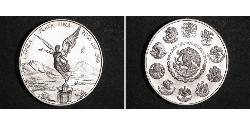 1 Onza México (1867 - ) / México Plata 