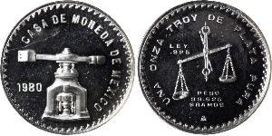 1 Onza United Mexican States (1867 - ) Silver 