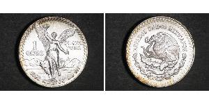 1 Onza United Mexican States (1867 - ) Silver 