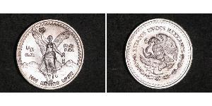 1 Onza Соединённые Штаты Мексики (1867 - ) Серебро 