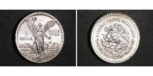 1 Onza Соединённые Штаты Мексики (1867 - ) Серебро 