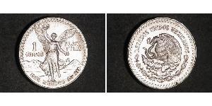 1 Onza Соединённые Штаты Мексики (1867 - ) Серебро 