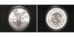 1 Onza Мексиканські Сполучені Штати (1867 - ) Срібло 
