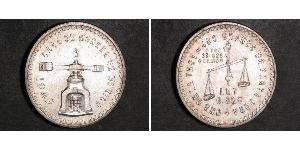 1 Onza Мексиканські Сполучені Штати (1867 - ) Срібло 