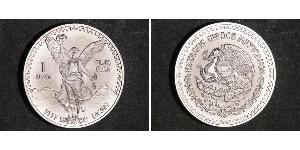 1 Onza Мексиканські Сполучені Штати (1867 - ) Срібло 