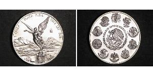 1 Onza Мексиканські Сполучені Штати (1867 - ) / Мексика Срібло 