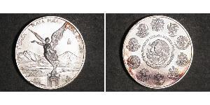 1 Onza Мексиканські Сполучені Штати (1867 - ) / Мексика Срібло 