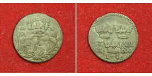 1 Ore Svezia Argento Federico I di Svezia (1676 -1751)