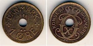 1 Ore Dänemark Bronze 