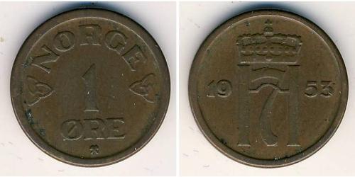 1 Ore Norway Bronze 