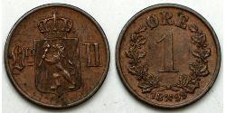1 Ore Norvège Cuivre 