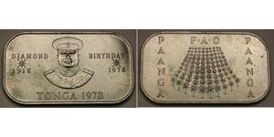 1 Paanga Tonga (1970 - ) Silver 