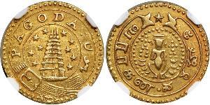 1 Pagoda Britische Ostindien-Kompanie (1757-1858) Gold 