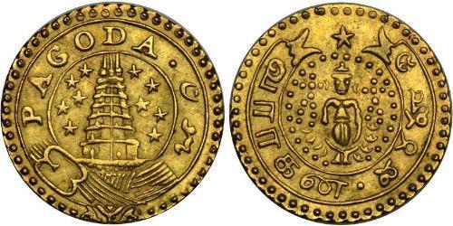 1 Pagoda Compagnie anglaise des Indes orientales (1757-1858) Or 