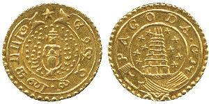 1 Pagoda Compagnia Inglese delle Indie Orientali (1757-1858) Oro 