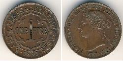 1 Paisa Ostafrika Bronze Victoria (1819 - 1901)