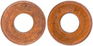 1 Paisa Raj Britannico (1858-1947) Bronzo 