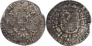 1 Patagon Pays-Bas espagnols (1581 - 1714) Argent Philippe IV d