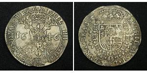 1 Patagon Países Bajos Españoles (1581 - 1714) Plata Felipe IV de España (1605 -1665)