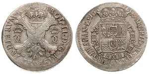 1 Patagon Spanische Niederlande (1581 - 1714) Silber Karl II. von Spanien (1661-1700)