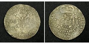 1 Patagon Spanische Niederlande (1581 - 1714) Silber Philip IV. von Spanien (1605 -1665)