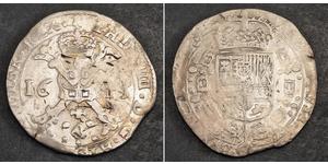 1 Patagon Spanish Netherlands (1581 - 1714) Silver Philip IV of Spain (1605 -1665)