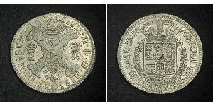 1 Patagon Испанские Нидерланды (1581 - 1714) Серебро Карл II король Испании (1661-1700)