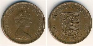 1 Penny Jersey (1066 - ) Bronce 