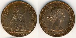 1 Penny Reino Unido Bronce 