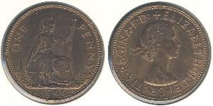 1 Penny Reino Unido Bronce 