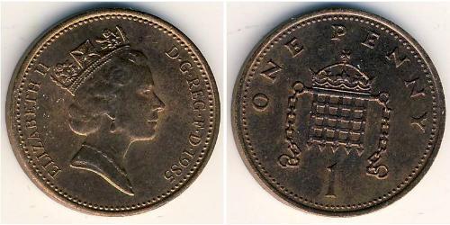 1 Penny Reino Unido Bronce 