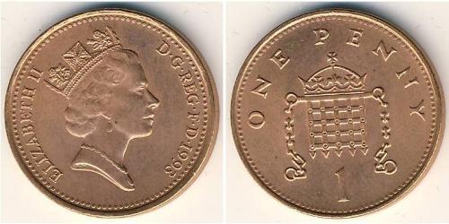 1 Penny Reino Unido Bronce 