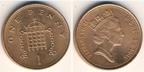1 Penny Reino Unido Bronce 