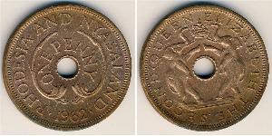 1 Penny Southern Rhodesia (1923-1980) Bronce 