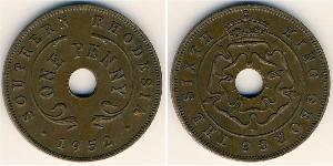 1 Penny Southern Rhodesia (1923-1980) Bronce Jorge VI (1895-1952)