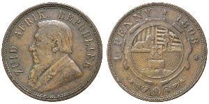 1 Penny Sudáfrica (1910 - ) Bronce Paul Kruger (1825 - 1904)
